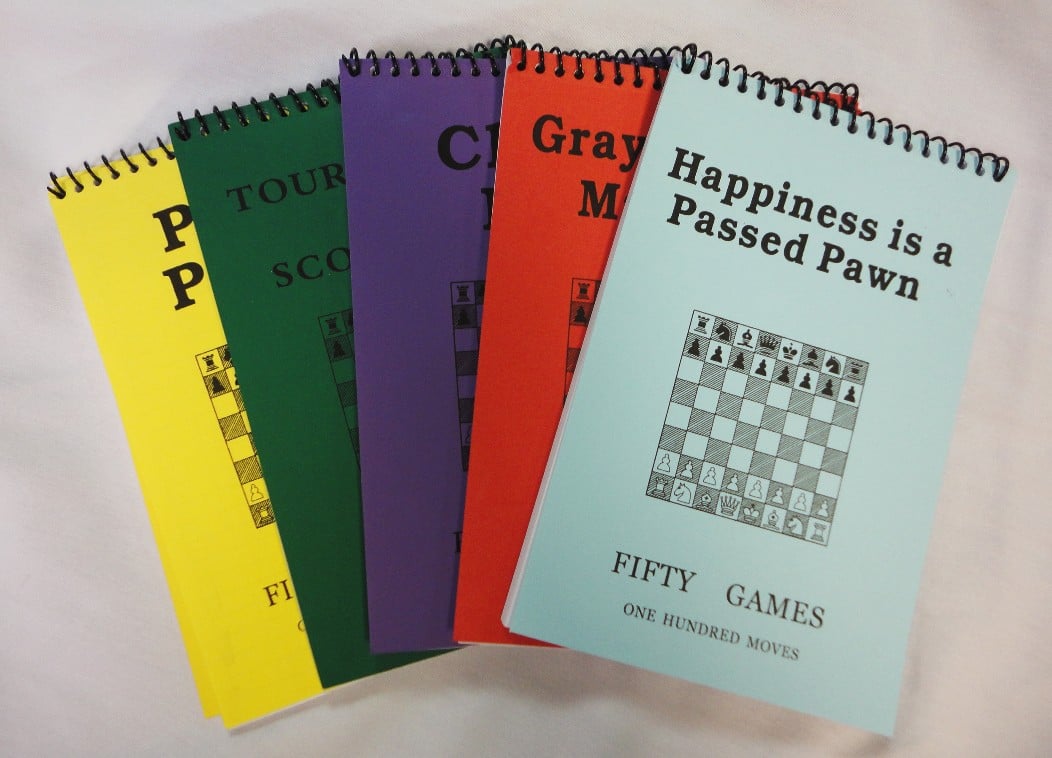 Chess Annotation Pads CHESS SOFTCOVER NOTATION PAD – Chesstronics